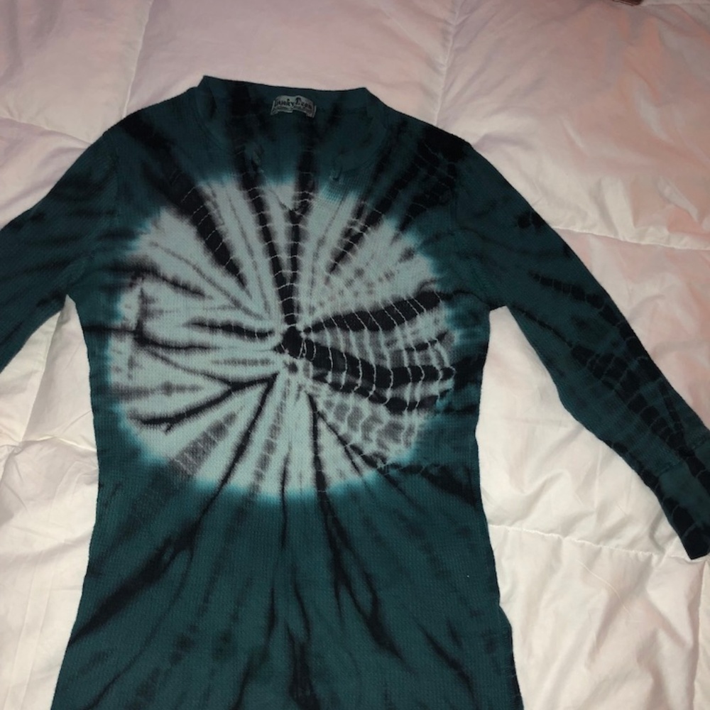 NWOT WOMEN LUCKY BRAND TIE DIE BLOUSE . SZ SMALL